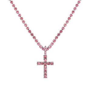 Iced Out Cross Necklace