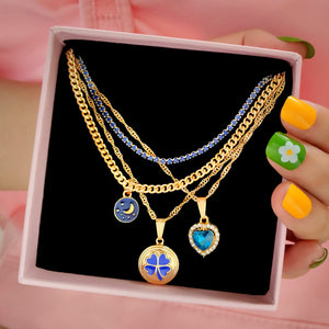 Midnight Blue Necklace Set