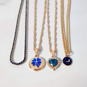 Midnight Blue Necklace Set