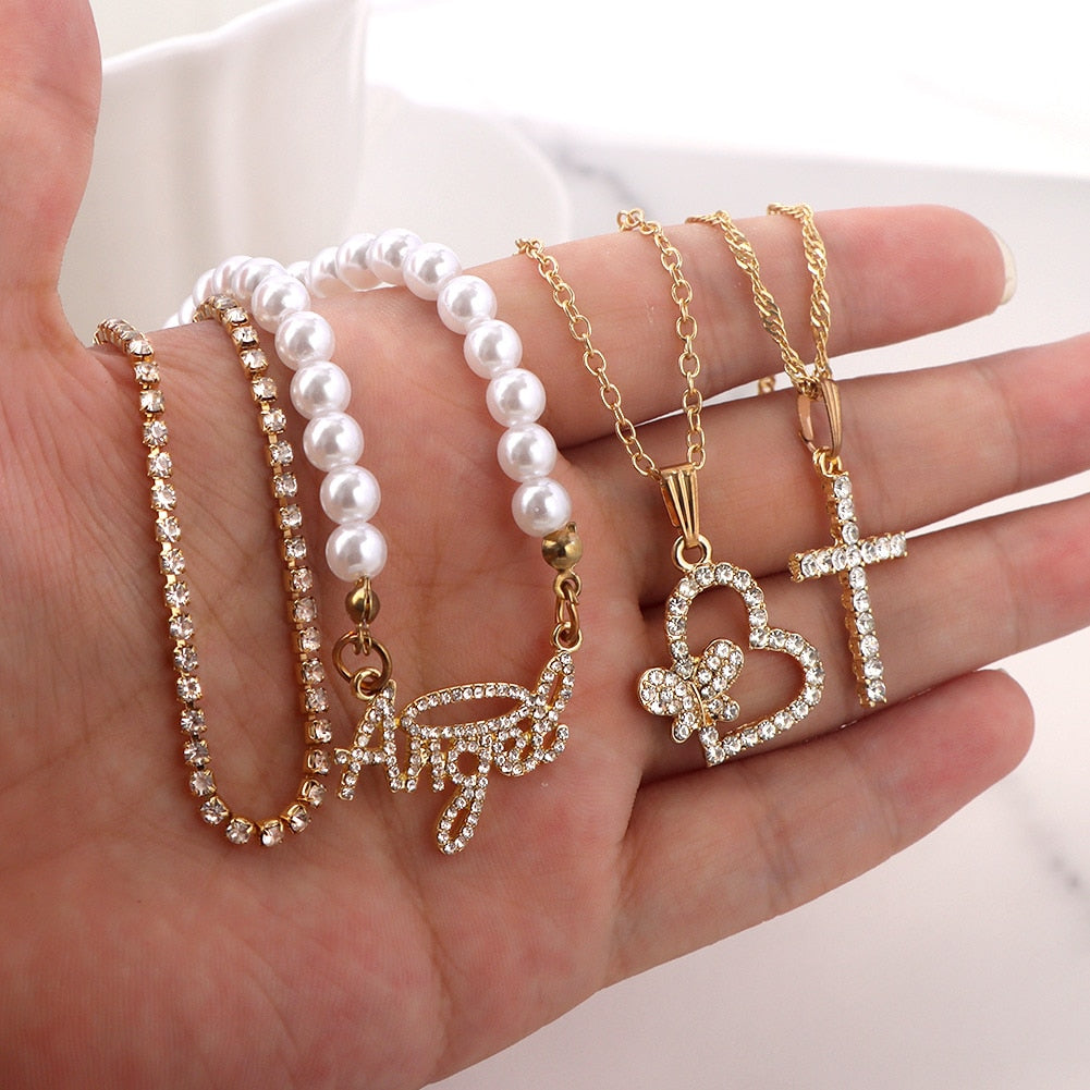 Sweet Angel Necklace Set