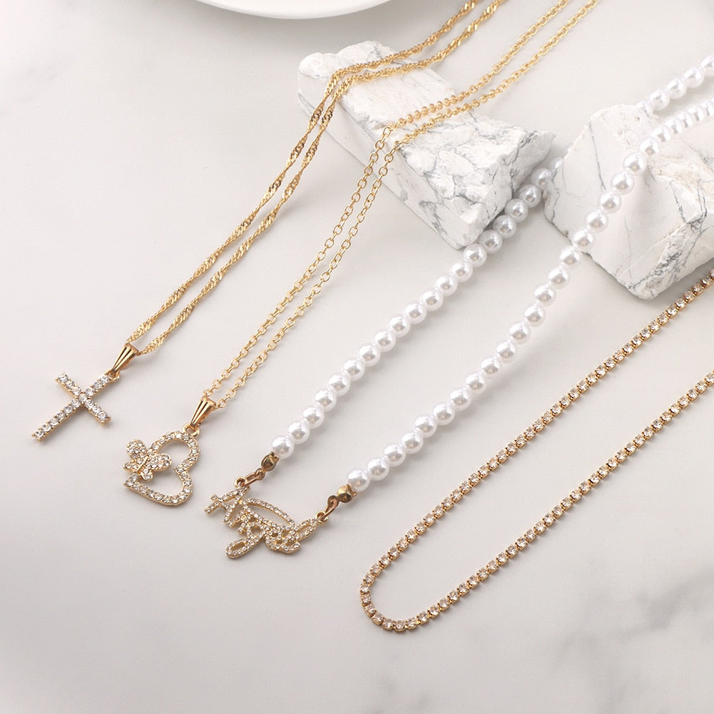 Sweet Angel Necklace Set