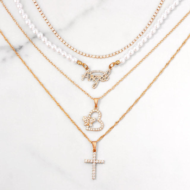 Sweet Angel Necklace Set